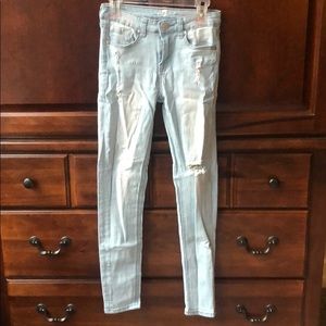 7 For All Mankind Destroyed Jeans Girls 12